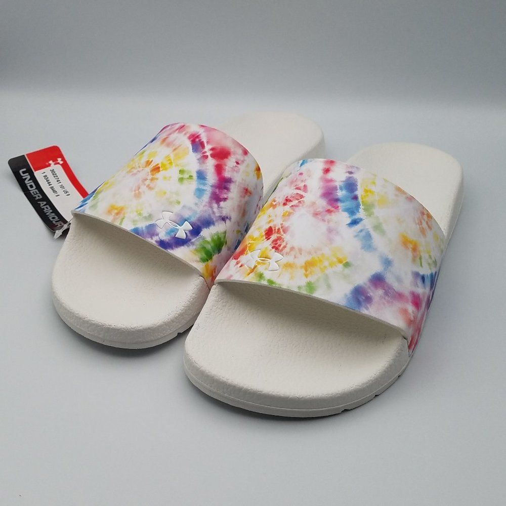 Under Armour Men 9| Women 10.5 Core Remix Slides